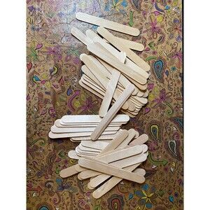 100 + Jumbo Craft Sticks, popsicle sticks, tongue depressors, mixing, Kids craft